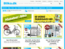 Tablet Screenshot of bilka.dk
